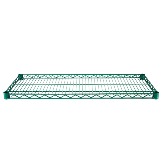 Torngat Shelving | Wire Shelf, 14" x 72", Green Epoxy