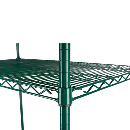 Torngat Shelving | Wire Shelf, 14" x 48", Green Epoxy