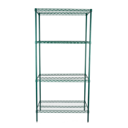 Torngat Shelving | Wire Shelf, 14" x 72", Green Epoxy