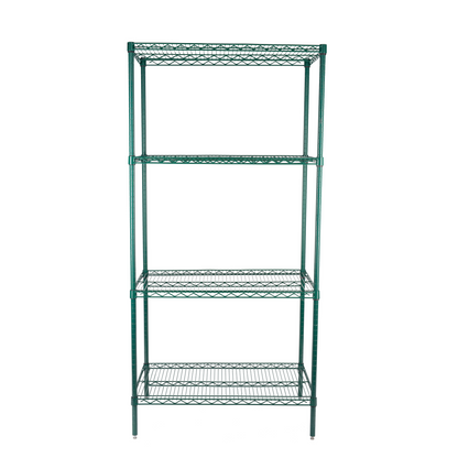 Torngat Shelving | Wire Shelf, 18" x 42", Green Epoxy