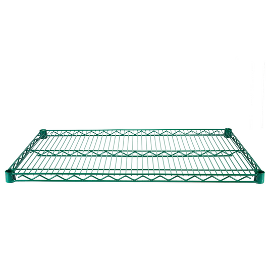 Torngat Shelving | Wire Shelf, 21" x 72", Green Epoxy