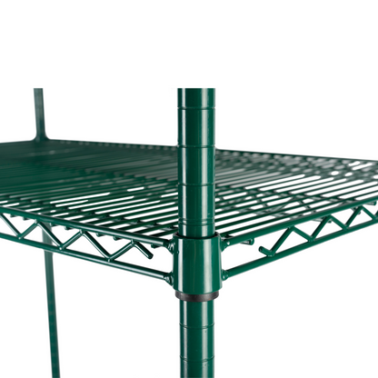 Torngat Shelving | Wire Shelf, 21" x 48", Green Epoxy