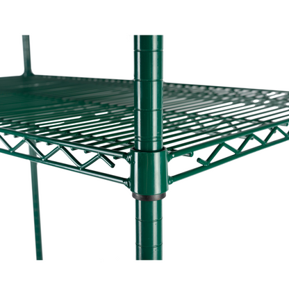 Torngat Shelving | Wire Shelf, 24" x 30", Green Epoxy