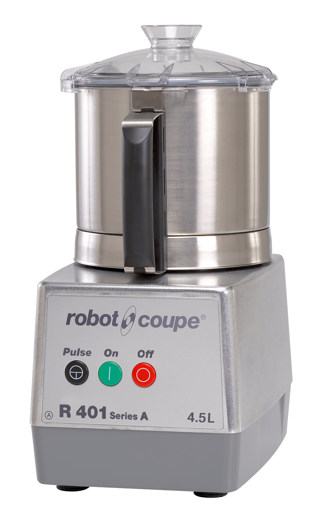 Robot Coupe R401B Batch Bowl Food Processor, Stainless Steel 4.5 L Bowl, 1.5 HP, 120V - R401B