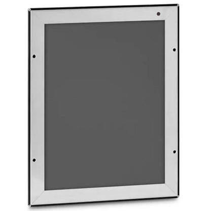 Uline | Snap Edge Frame Sign, 8.5" x 11", Clear/Black