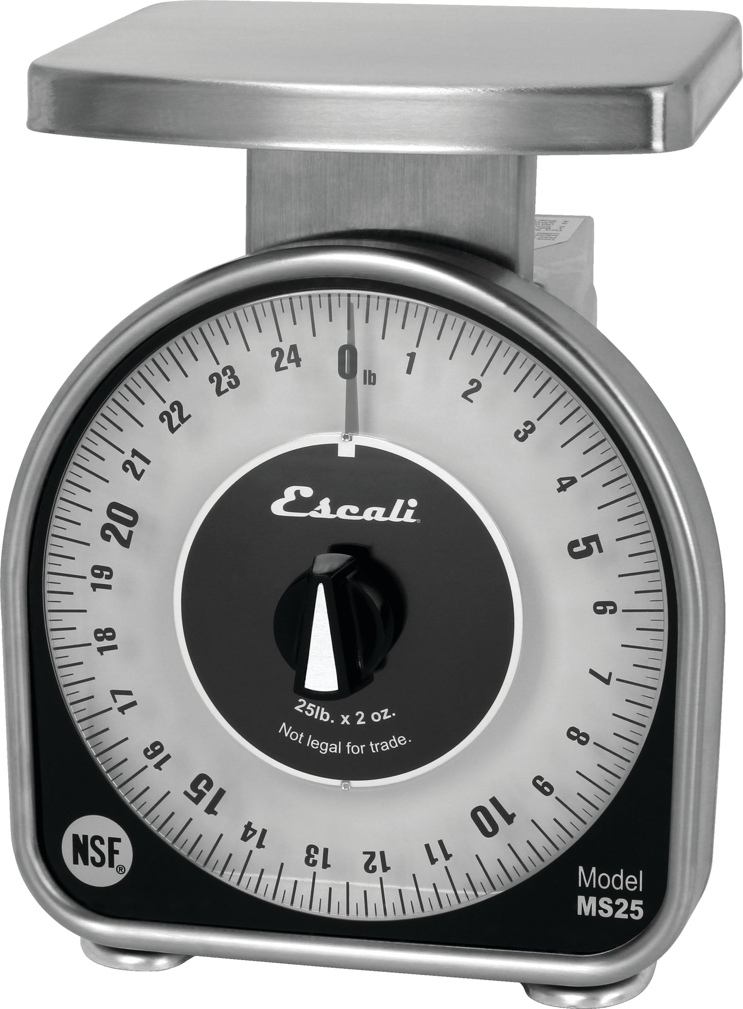 San Jamar | Escali Mechanical Dial Scale with Platform, 25 lb