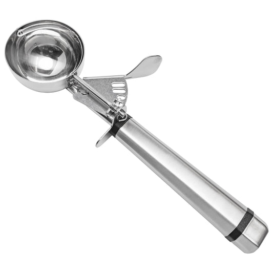 Fat Daddio's Portion Scoop, 0.25 Cup, 10.5" x 4" x 1.25", Stainless Steel - FDSCTP16