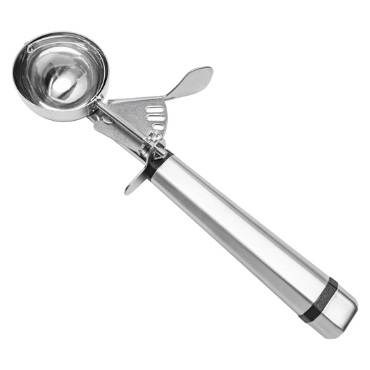 Fat Daddio's Portion Scoop, 2.75 Tbsp, 10.5" x 4" x 1.25", Stainless Steel - FDSCTP24