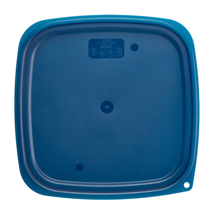 Cambro | CamSquare FreshPro Easy Seal Cover, 12-22 qt, Translucent Blue