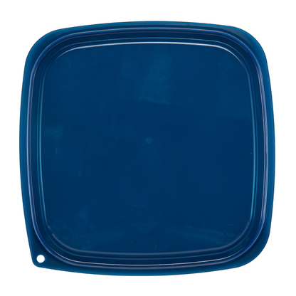 Cambro | CamSquare FreshPro Easy Seal Cover, 12-22 qt, Translucent Blue