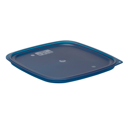 Cambro | CamSquare FreshPro Easy Seal Cover, 12-22 qt, Translucent Blue