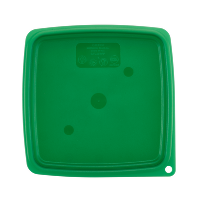 Cambro | CamSquare FreshPro Easy Seal Cover, 2-4 qt, Translucent Green