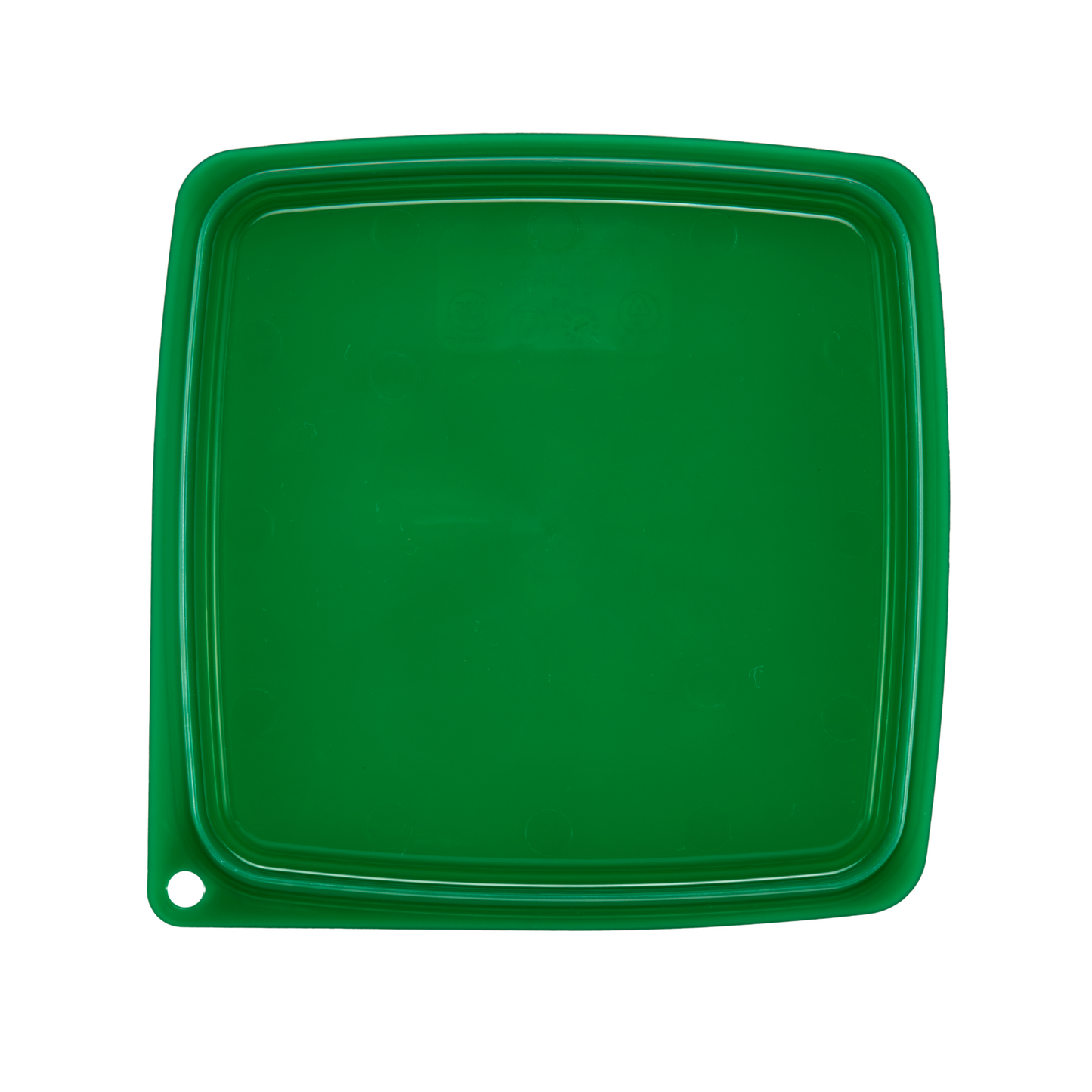 Cambro | CamSquare FreshPro Easy Seal Cover, 2-4 qt, Translucent Green