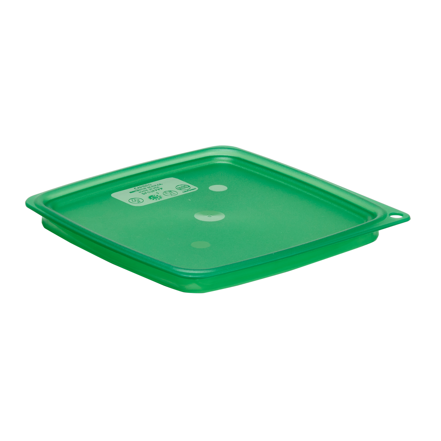 Cambro | CamSquare FreshPro Easy Seal Cover, 2-4 qt, Translucent Green