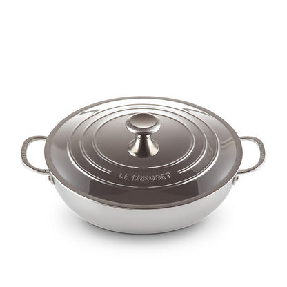 Le Creuset Stainless Steel Braiser, 4.8 L - view 1