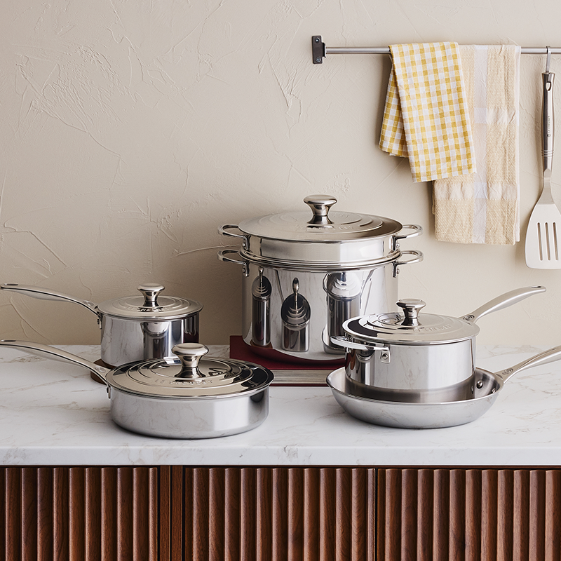 Le Creuset 10-Piece Stainless Steel Cookware Set - view 2