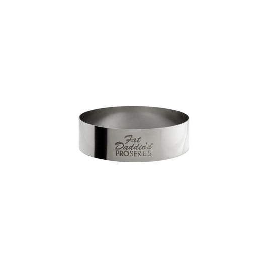 Fat Daddio's | ProSeries Cake and Pastry Ring, 2.5" x 0.75", Stainless Steel