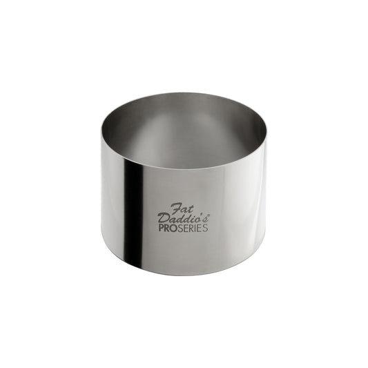 Fat Daddio's | ProSeries Cake and Pastry Ring, 2.75" x 1.75", Stainless Steel