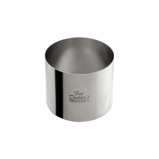 Fat Daddio's | ProSeries Cake and Pastry Ring, 2.75" x 2.375", Stainless Steel