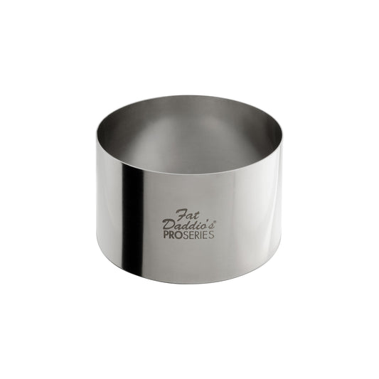 Fat Daddio's | ProSeries Cake and Pastry Ring, 3" x 1.75", Stainless Steel