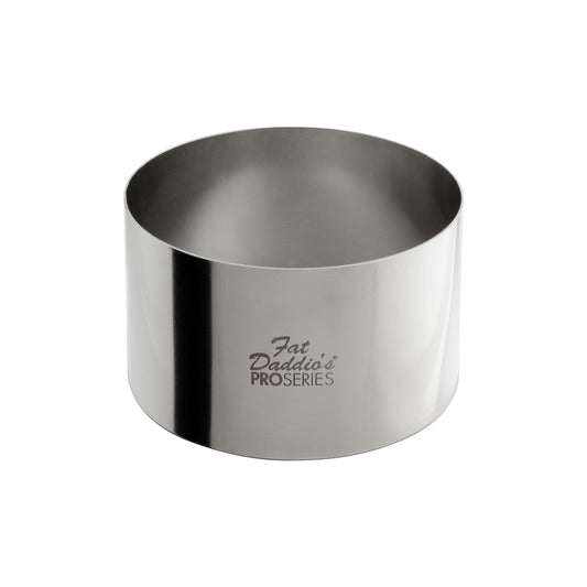 Fat Daddio's | ProSeries Cake and Pastry Ring, 3.5" x 2", Stainless Steel