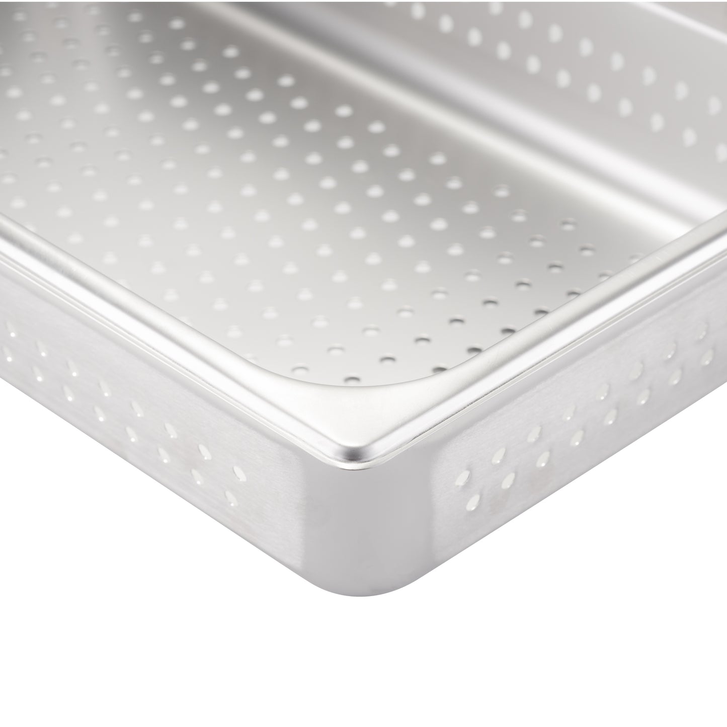 SignatureWares | Perforated Full Size Food Pan, 4" Deep, 24 Gauge Stainless Steel