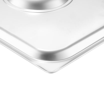 SignatureWares | Solid Food Pan Cover, Half Size, Stainless Steel