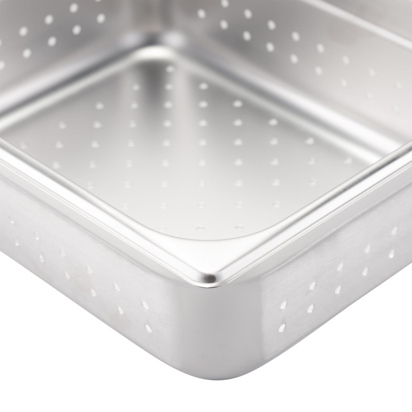 SignatureWares | Perforated Half Size Food Pan, 4" Deep, 24 Gauge Stainless Steel