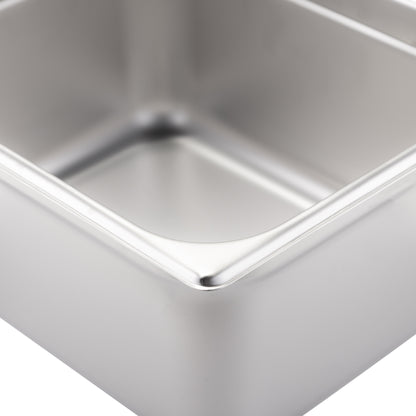 SignatureWares | Half Size Food Pan, 6" Deep, 24 Gauge Stainless Steel