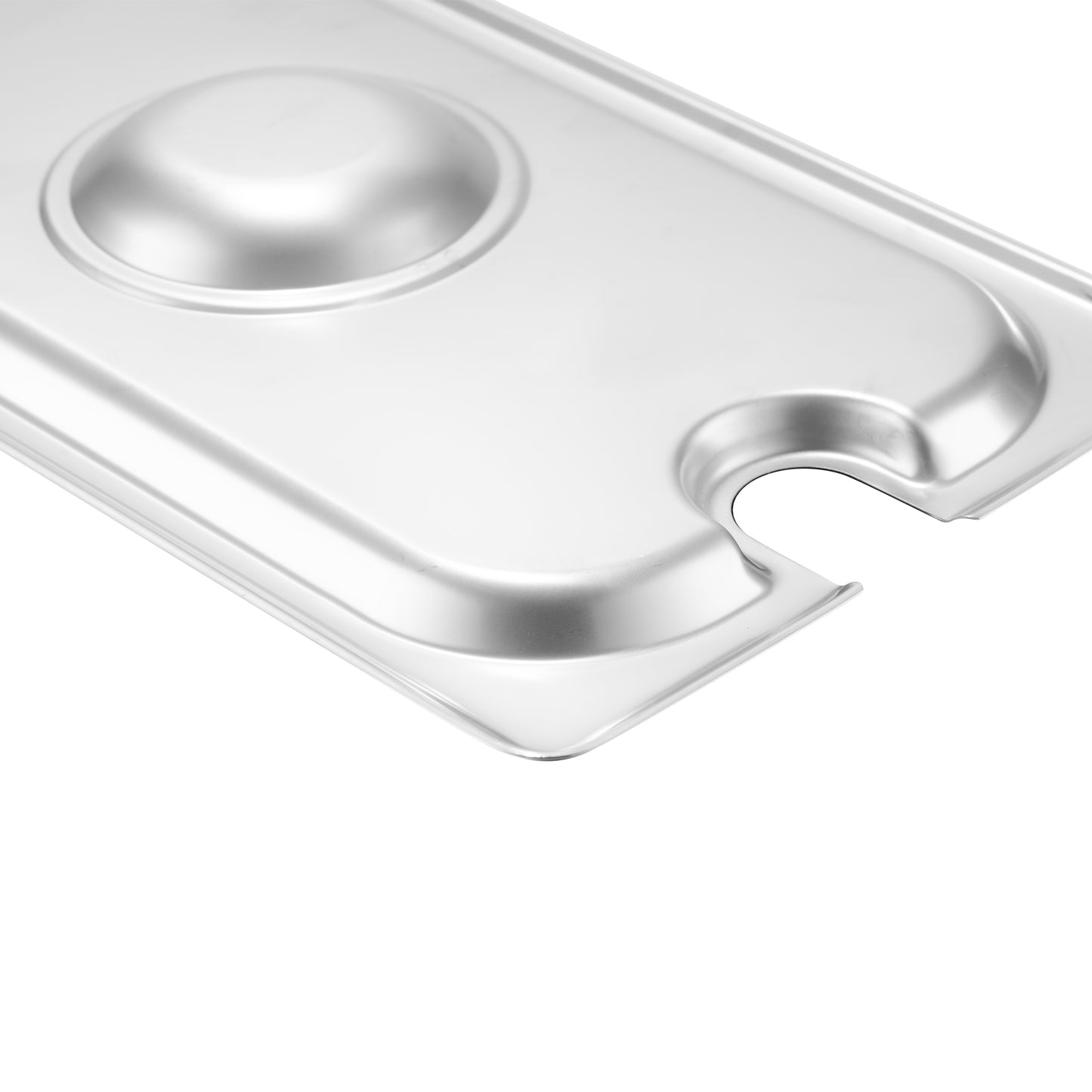 SignatureWares | Slotted Food Pan Cover, 1/3 Size, Stainless Steel