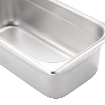 SignatureWares | 1/3 Size Food Pan, 4" Deep, 24 Gauge Stainless Steel