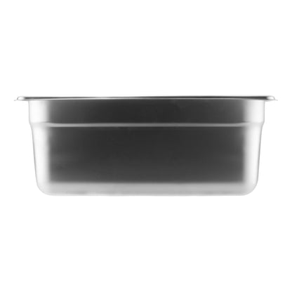 SignatureWares | 1/4 Size Food Pan, 4" Deep, 24 Gauge Stainless Steel