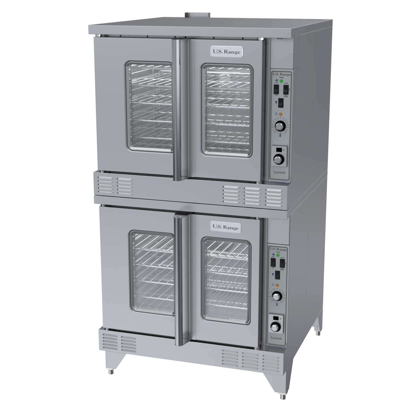 U.S. Range Summit Series Gas Convection Oven, double-deck, Natural Gas - SUMG-200(NG)