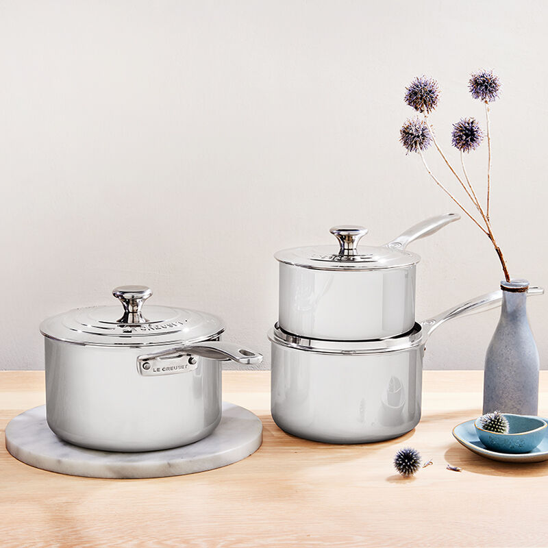 Le Creuset Stainless Steel Saucepan, 3.8 L - view 5