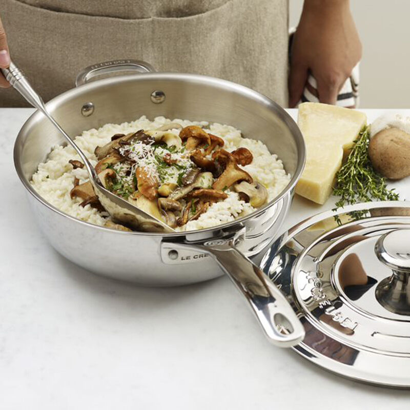 Le Creuset Stainless Steel Saucier, 1.9 L - view 3