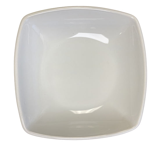 Catalina China Square Bowl, 8 3/8", Snow White (12-pack) - 2637
