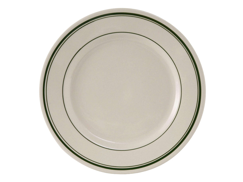Assiette plate Tuxton Green Bay, 26,7 cm (paquet de 12)