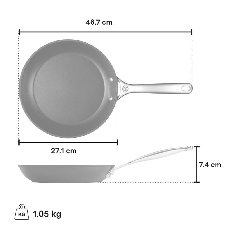 Le Creuset Toughened Nonstick Pro Fry Pan, 26 cm - view 2