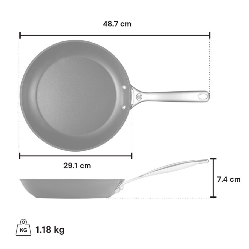 Le Creuset Toughened Nonstick Pro Fry Pan, 28 cm - view 2