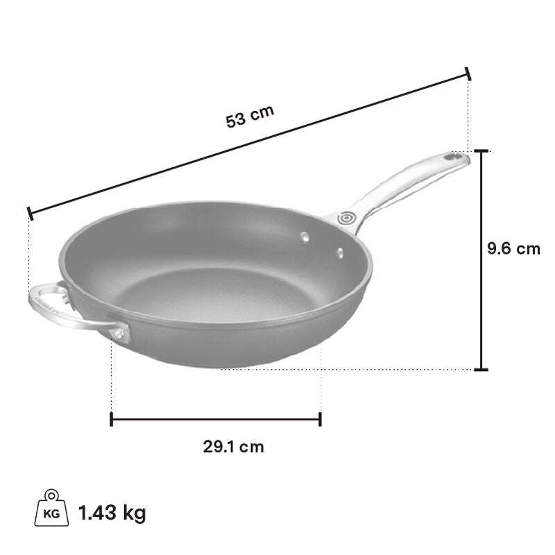 Le Creuset Toughened Nonstick Pro Deep Fry Pan, 28 cm - view 2