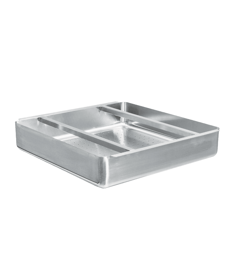 Thorinox Soiled Dish Basket, 20" x 20" x 4", Stainless Steel - TSDT-BASKET
