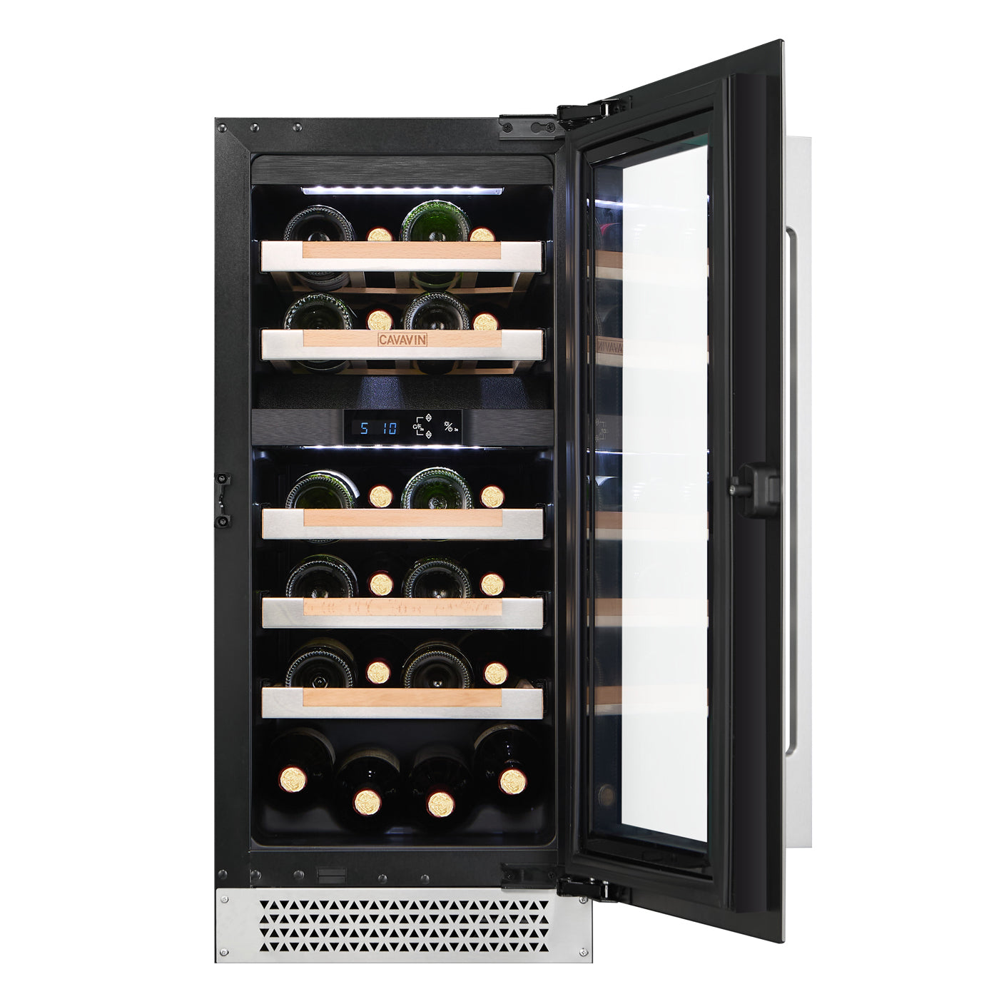 Cavavin Vinoa 24-Bottle Wine Cellar - interior shelves