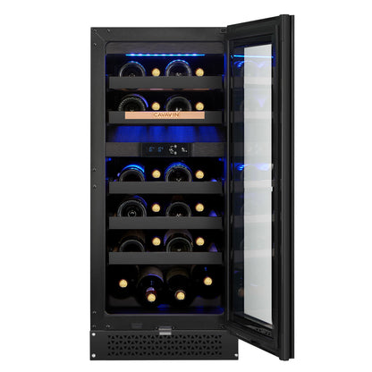 Cavavin Vinoa 24-Bottle Wine Cellar, Black Glass Door - interior