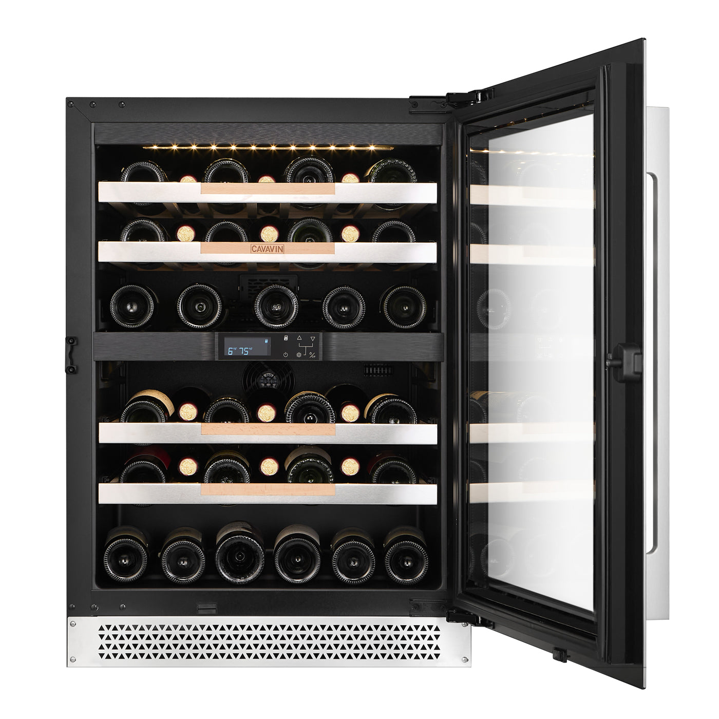 Cavavin Vinoa 41-Bottle Wine Cellar - interior shelves
