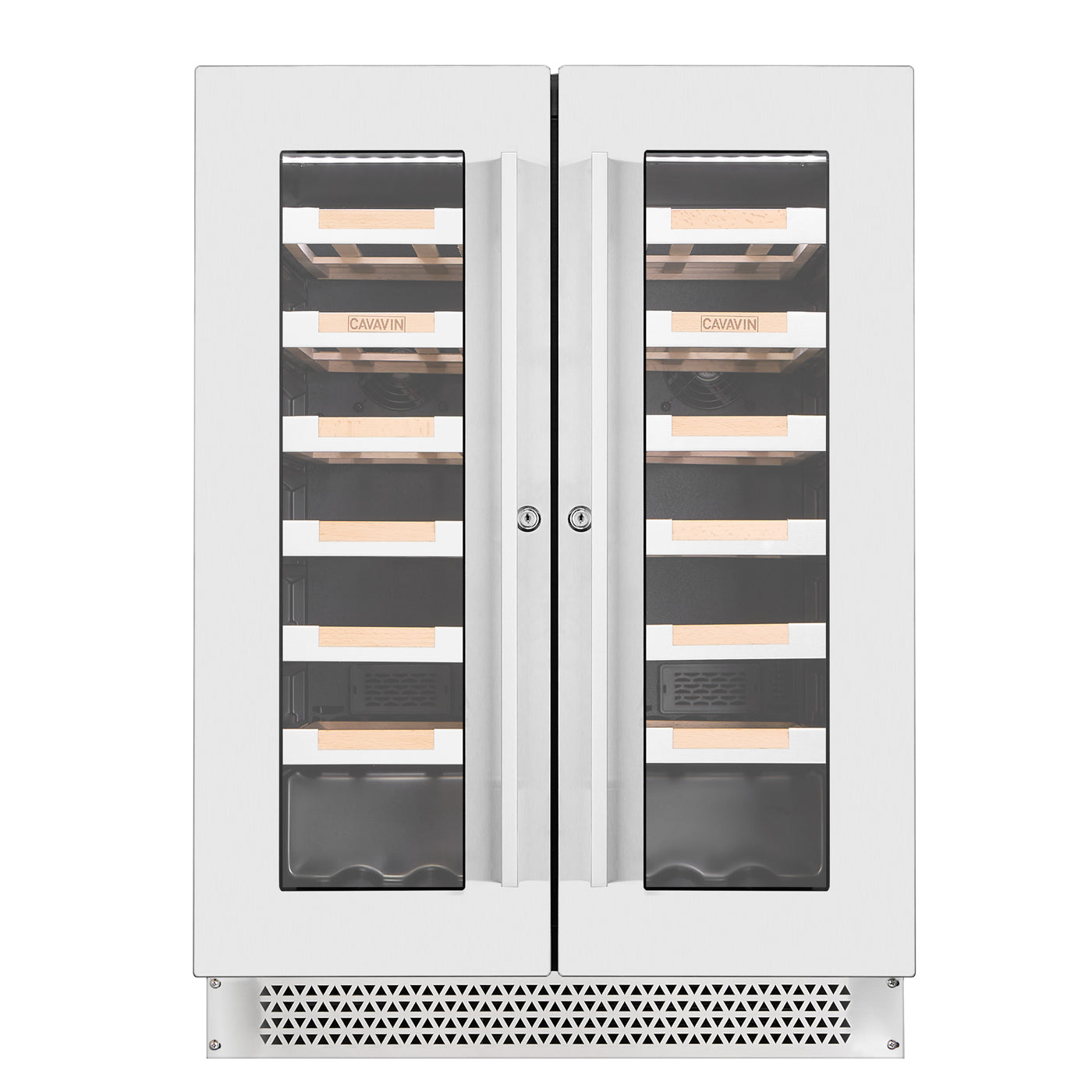 Cavavin Vinoa Bottle & Beverage Cooler, Dual-Zone