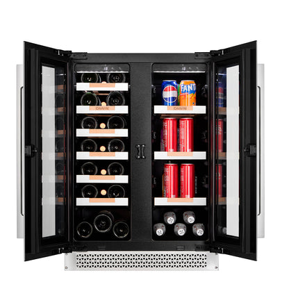 Cavavin Vinoa Bottle & Beverage Cooler - interior