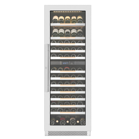 Cavavin Vinoa 133-Bottle Wine Cellar, Dual-Zone - front view