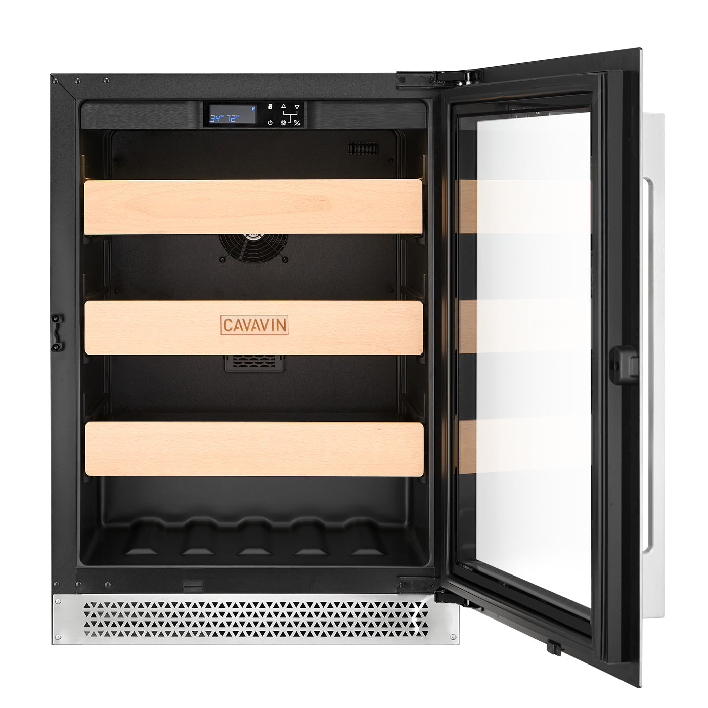 Cavavin Vinoa 148-Can Beverage Center - control panel