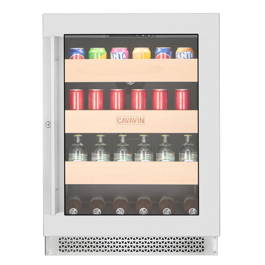 Cavavin Vinoa 148-Can Beverage Center - front view