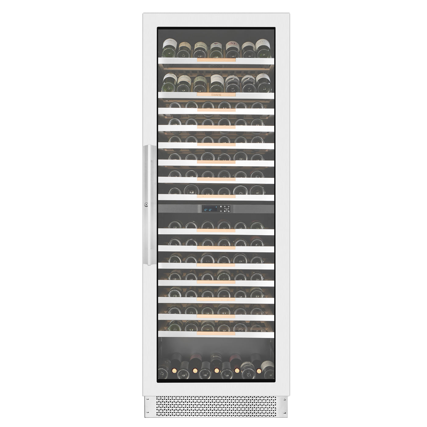 Cavavin Vinoa 250-Bottle Wine Cellar, Dual-Zone - front view